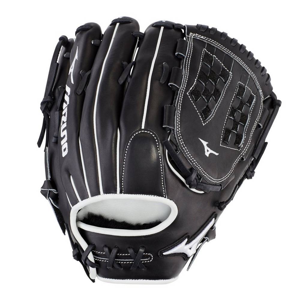 Guanti Mizuno Softball Pro Select Fastpitch 12.5" Donna - Nere - 92817-WRAD